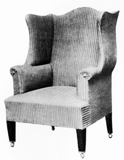 PLATE VIII - wing chair
